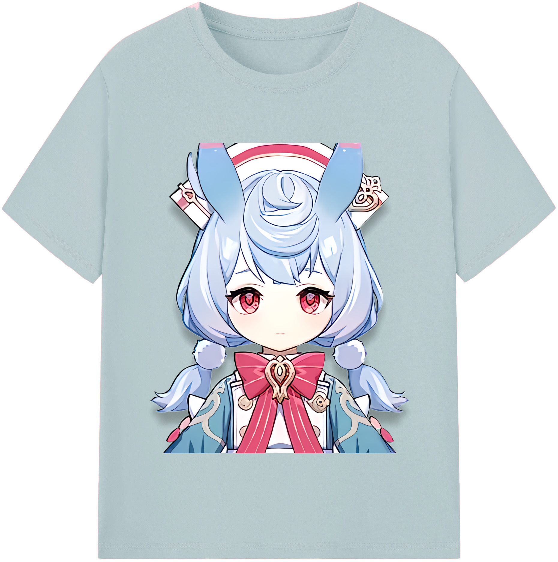 げんし神 シゲウィン genshin Shigewin 綿100％半袖Tシャツ（フロントプリント）
